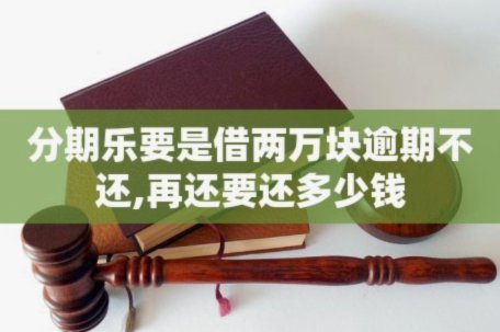 分期乐借2万还多少