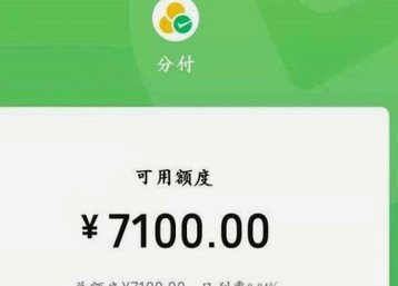 分付的额度怎么用