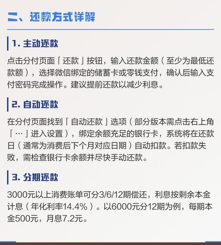 微信分期还款全攻略